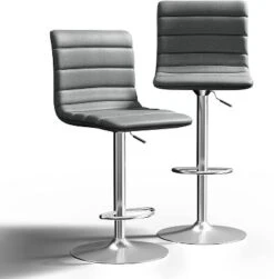 Hywela Bar Stools, Modern PU Leather Adjustable Swivel Barstools, Armless Kitchen Island Counter Bar Stools With Bigger Base, Set Of 2,Stylish- The Pop Home -Restaurant Furniture Store GUEST 20dce2eb cb47 4ecf 80cd 037dcc63b937
