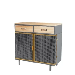 31.5" Modern Carbonized Bamboo Sideboard With 2 Drawers - ModernLuxe -Restaurant Furniture Store GUEST 22ceb117 424c 4d7c 8b90 13d41c3774cd