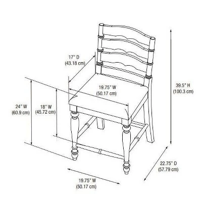 24" Marino Counter Height Barstool Upholstered Seat & Back - Linon 11 24" Marino Counter Height Barstool Upholstered Seat & Back - Linon - Image 9