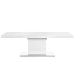 Vector Extendable Dining Table White Silver - Modway 12 Vector Extendable Dining Table White Silver - Modway -Restaurant Furniture Store GUEST 23d5f3fd 45f6 407d 83a0 b1f322bce8ae