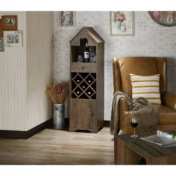 Nellda Wine Rack Reclaimed Oak - MiBasics -Restaurant Furniture Store GUEST 25b923dc 471e 445e b4c5 e730e5588289