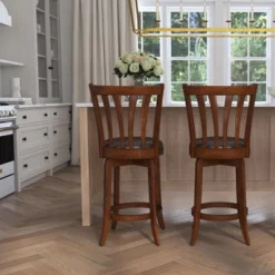 25.5" Savana Swivel Counter Height Barstool Cherry/Black - Hillsdale Furniture -Restaurant Furniture Store GUEST 25bc5f1d a3b8 4b1e 8008 5deb22c8a422