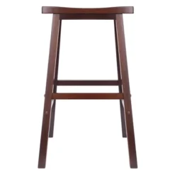 3pc Inglewood Counter Height Dining Sets With Saddle Seat Bar Stools Wood/Walnut - Winsome -Restaurant Furniture Store GUEST 25d2b473 d94b 4a3f a72f 22d9682438f3