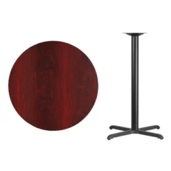 Flash Furniture 36'' Round Laminate Table Top With 30'' X 30'' Bar Height Table Base 9 Flash Furniture 36'' Round Laminate Table Top With 30'' X 30'' Bar Height Table Base -Restaurant Furniture Store GUEST 26025c5b 6de4 4c4b 9792 734c507bf9fd