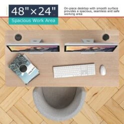 Costway 48'' Universal Tabletop For Standard & Sit To Stand Desk Frame WalnutNatural 18 Costway 48'' Universal Tabletop For Standard & Sit To Stand Desk Frame WalnutNatural -Restaurant Furniture Store GUEST 272bc399 8a34 4ecc b88f bd08afc14d4a
