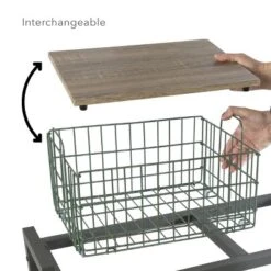 Cart System With Wheels 3 Tier Green - Atlantic -Restaurant Furniture Store GUEST 28ce4913 b599 4bba b9d5 fe7b2d25a6f1