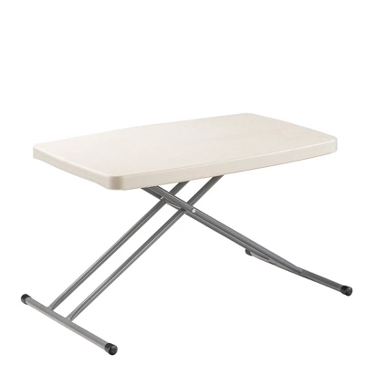 20"x30" Height Adjustable Personal Folding Card Table Speckled Gray - Hampden Furnishings 9 20"x30" Height Adjustable Personal Folding Card Table Speckled Gray - Hampden Furnishings - Image 7