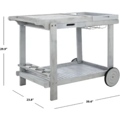 Orland Tea Trolley - Grey - Safavieh 15 Orland Tea Trolley - Grey - Safavieh -Restaurant Furniture Store GUEST 2a943d68 f2ef 415d 8393 f23255225d23