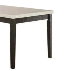 Nolan Dining Table White Marble/Salvage Dark Oak - Acme Furniture -Restaurant Furniture Store GUEST 2aa68c46 aad6 44d9 a57b bf1db0a3d7a8