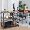 Costway Rolling Industrial Kitchen Baker's Rack Wood Black 1 Costway Rolling Industrial Kitchen Baker's Rack Wood Black -Restaurant Furniture Store GUEST 2ac37a4c 3c58 43a5 b822 45728d1f79eb