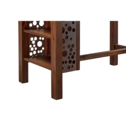 3pc Rectangular Brittany Dining Table Set Wire Brushed Finish Chestnut - Boraam -Restaurant Furniture Store GUEST 2b1ba002 32d0 4794 b965 da3eecbd76d6