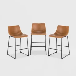 Set Of 3 Lakewood Counter Height Barstool - Poly & Bark -Restaurant Furniture Store GUEST 2c59339a 0e01 4472 bcd7 d0527ea0aa32