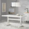 Miller Rectangular Trestle Base Dining Table White - Lifestorey -Restaurant Furniture Store GUEST 2cc86e7d 726d 4291 8cb7 87c63b6b3b74