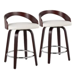 Set Of 2 Grotto Upholstered Counter Height Barstools - Lumisource -Restaurant Furniture Store GUEST 2ce049a6 6b0f 454e 8a67 ade92f7fe402