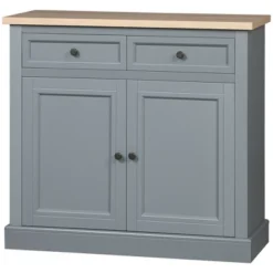 HOMCOM Sideboard Buffet Cabinet With Storage Drawers, 2 Door Kitchen Storage Cabinet With Adjustable Shelves, Coffee Bar For Living Room, Dark Gray -Restaurant Furniture Store GUEST 2d0e8704 c6b1 4b38 9075 fce923fc4793