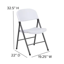 Flash Furniture 2 Pack HERCULES Series 330 Lb. Capacity Plastic Folding Chair With Charcoal Frame -Restaurant Furniture Store GUEST 2e37cb9a 2629 4640 be57 a383d22b999f 1
