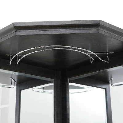 Corner Bar Unit With Mesh Doors - Home Source 6 Corner Bar Unit With Mesh Doors - Home Source - Image 4