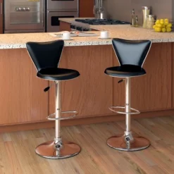 Set Of 2 Adjustable Angled High Back Barstools - CorLiving -Restaurant Furniture Store GUEST 2eaa4b52 f07f 470d a0e7 17427b56c631