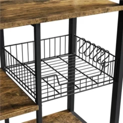 Yaheetech Utility Kitchen Storage Rack With 4 Shelves -Restaurant Furniture Store GUEST 2ee6cb78 f776 4431 b18d a594445f6656