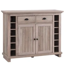 Home Source Bar Cabinet Bookshelf With Glass Doors In Chocolate Finish -Restaurant Furniture Store GUEST 308db4f7 e918 4987 bed4 229673db5572