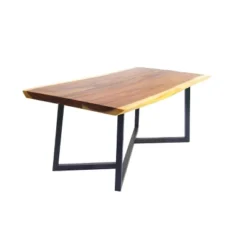 Contemporary Wood Dining Table Brown - Olivia & May -Restaurant Furniture Store GUEST 30948500 aee4 43e9 a045 29c3c9c9fb37