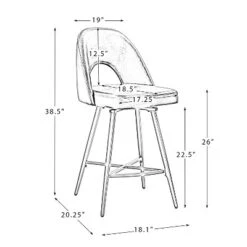 Tilano Modern Counter&Bar Stool,set Of 2 With Cutout Design | ARTFUL LIVING DESIGN -Restaurant Furniture Store GUEST 31d79d0e 59bf 42f7 9b6d 2ba42a63bcf2