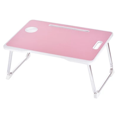 Unique Bargains Portable Laptop Bed Desk With Notebook Stand Cup Holder For Eating Reading Watching Folding Table 6 Unique Bargains Portable Laptop Bed Desk With Notebook Stand Cup Holder For Eating Reading Watching Folding Table - Image 4