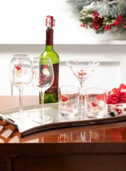 Sullivans Santa Hat & Gift Metal Bottle Stopper Set Of 3, 4.5"H, 5"H, 4"H5.5"H Red -Restaurant Furniture Store GUEST 33eaac5d de02 4351 909b a200439a6f2f