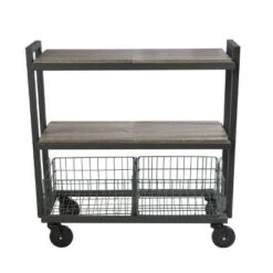 Cart System With Wheels 3 Tier Green - Atlantic -Restaurant Furniture Store GUEST 340e1361 ea82 4d31 9ec2 8e9617e5a13e