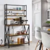 Yaheetech 5-Tier Kitchen Baker’s Racks With Power Outlets, Coffee Bar Station With Hutch 1 Yaheetech 5-Tier Kitchen Baker’s Racks With Power Outlets, Coffee Bar Station With Hutch -Restaurant Furniture Store GUEST 349e13f2 7613 4290 a311 0ba3ae27ede3