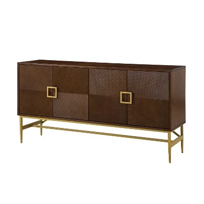 Baptiste 65'' Wide Moden Storage Sideboard With Carved Details| KARAT HOME 13 Baptiste 65'' Wide Moden Storage Sideboard With Carved Details| KARAT HOME - Image 11