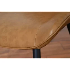 Set Of 2 Cooly Tufted Faux Leather Dining Chairs Camel - Abbyson Living -Restaurant Furniture Store GUEST 353e7408 ff50 44d9 b8e0 41412cfd88bc