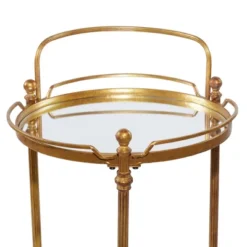 Traditional Iron And Mirrored Bar Cart Brass - Olivia & May 15 Traditional Iron And Mirrored Bar Cart Brass - Olivia & May -Restaurant Furniture Store GUEST 358bf920 b931 44c1 b7ae 9c9f4042cea1