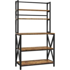 Yaheetech 5-Tier Kitchen Baker's Rack Utility Storage Shelf With 5 Shelves & Adjustable Feet -Restaurant Furniture Store GUEST 36260c66 99bb 44e4 9fee ce71482049f4