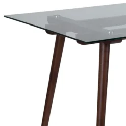 Merrick Lane 31.5" X 55" Rectangular Solid Wood Table With Glass Top 22 Merrick Lane 31.5" X 55" Rectangular Solid Wood Table With Glass Top -Restaurant Furniture Store GUEST 36a26971 5f23 4129 9939 e9c176b22e45
