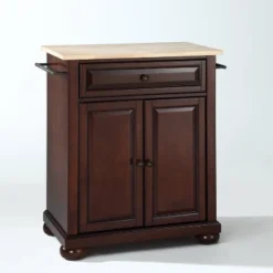 Alexandria Wood Top Portable Kitchen Island/Cart - Crosley -Restaurant Furniture Store GUEST 36dcc66e ee4a 4355 95af a74949e7cb1e