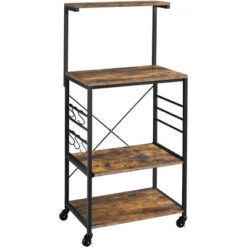 Yaheetech 50.5"H Kitchen Baker's Rack With Side Hooks -Restaurant Furniture Store GUEST 391af7d6 b03a 4d23 a849 e6a292fc1bf9