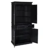 Parsons Pantry Storage Wood/Black - Crosley -Restaurant Furniture Store GUEST 3a67d864 e2a6 483d a251 99bc09407a5c