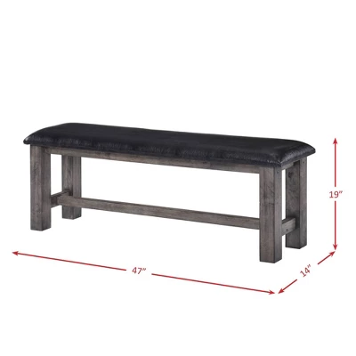 6pc Grayson Extendable Dining Table Set Gray Oak - Picket House Furnishings 16 6pc Grayson Extendable Dining Table Set Gray Oak - Picket House Furnishings - Image 14