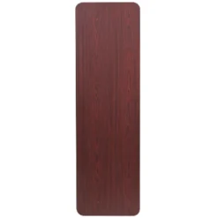 Flash Furniture 5-Foot High Pressure Mahogany Laminate Folding Training Table