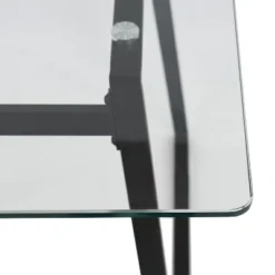 Monash 47"x32" Rectangular Modern Tempered Glass With 4 Point/Leg Dining Table -The Pop Maison -Restaurant Furniture Store GUEST 3df32044 f93c 439e 949a fce842c7d869