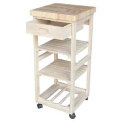 Ashley Kitchen Trolley - Unfinished - International Concepts -Restaurant Furniture Store GUEST 3e227b4e dcff 4632 bae7 3771f3344885
