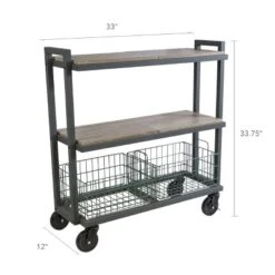 Cart System With Wheels 3 Tier Green - Atlantic -Restaurant Furniture Store GUEST 3e53a60e 3346 4aeb a251 e336d1af13c4