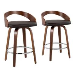Set Of 2 Grotto Upholstered Counter Height Barstools - Lumisource -Restaurant Furniture Store GUEST 3eb36203 1cda 4211 98fb 61110817d90a