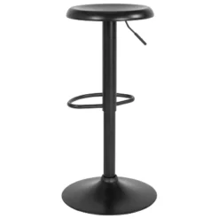 Merrick Lane Retro Style Height Adjustable Barstool With Footrest -Restaurant Furniture Store GUEST 3f427460 1c91 4c11 b365 4727b922069a