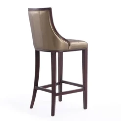 Fifth Avenue Upholstered Beech Wood Faux Leather Barstool - Manhattan Comfort -Restaurant Furniture Store GUEST 3f458c07 3359 4ca4 bc23 c766b66b9adb
