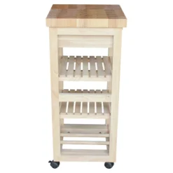 Ashley Kitchen Trolley - Unfinished - International Concepts -Restaurant Furniture Store GUEST 3fb0b0c6 eae4 4457 bf67 9b9bac32ecc0