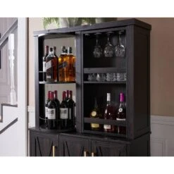 Home Source Home Bar Cabinet Rotating Wine Rack -Restaurant Furniture Store GUEST 4043991d 5281 4f29 b31a 2cc024d70ba6