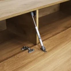 Sunnydaze Decor Sunnydaze Indoor Industrial-Style Sideboard Buffet Table - MDP With Powder-Coated Steel Frame - Brown -Restaurant Furniture Store GUEST 4138a3f1 370b 4d0a ad1f d9920a6a75b2