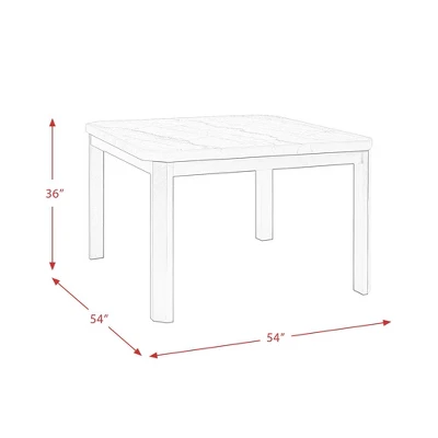 5pc Celine Marble Counter Height Dining Set White/Gray - Picket House Furnishings 19 5pc Celine Marble Counter Height Dining Set White/Gray - Picket House Furnishings - Image 17